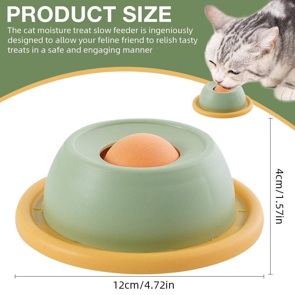 Qpets Cat Treats Slow Feeder Licking Pad Food Grade Safe Cat Snack Dispensing Plate Detachable Treats Licking Dispenser Plate Easy to Clean Qpets Cat Treats Slow Feeder Licking Pad Food Grade Safe Cat Snack Dispensing Plate Detachable Treats Licking Dispenser Plate Easy to Clean